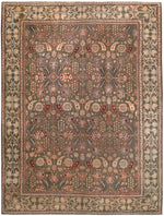a104 - Antique Agra Rug (9' x 12') | OAKRugs by Chelsea affordable wool rugs, handmade wool area rugs, wool and silk rugs contemporary