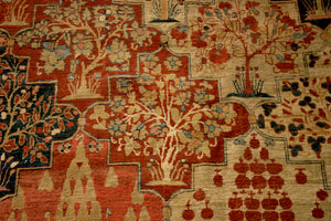 a112 - Antique Bakhtiari Rug (18' x 24') | OAKRugs by Chelsea wool bohemian rugs, good quality wool rugs, vintage wool braided rug