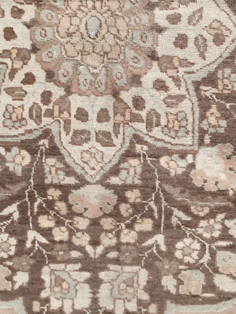 a118 - Antique Tabriz Hajalili Rug, Circa 1890 (9' x 12') | OAKRugs by Chelsea high end wool rugs, hand knotted wool area rugs, quality wool rugs