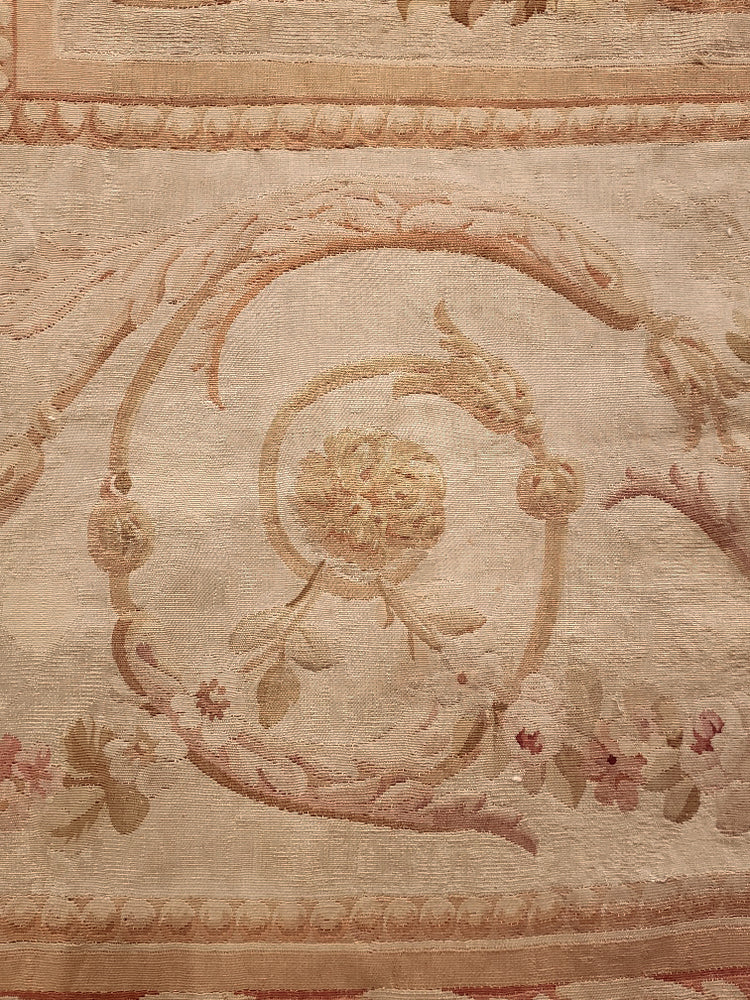 Antique Aubusson  Rug, Circa 1780, 13' x 19'  (a143)