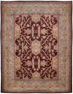a150 - Antique Agra Rug (12'6'' x 15'7'') | OAKRugs by Chelsea affordable wool rugs, handmade wool area rugs, wool and silk rugs contemporary