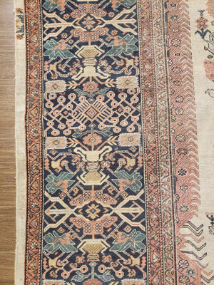 a156 - Antique Ferehan KellehRug (7'6'' x 16') | OAKRugs by Chelsea wool bohemian rugs, good quality wool rugs, vintage wool braided rug