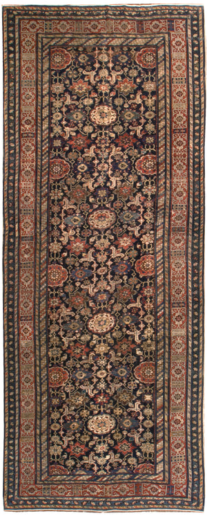 a165 - Antique Shirvan KubaRug (5'2'' x 13'2'') | OAKRugs by Chelsea affordable wool rugs, handmade wool area rugs, wool and silk rugs contemporary