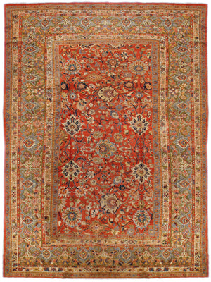 a18 - Antique Zeigler Rug (9'2'' x 13'5'') | OAKRugs by Chelsea affordable wool rugs, handmade wool area rugs, wool and silk rugs contemporary
