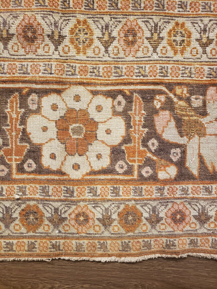 a221 - Antique Tabriz Rug (9' x 12') | OAKRugs by Chelsea wool bohemian rugs, good quality wool rugs, vintage wool braided rug