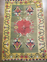 a428 - Antique Besserebian Rug (4'2'' x 6'5'') | OAKRugs by Chelsea high end wool rugs, hand knotted wool area rugs, quality wool rugs