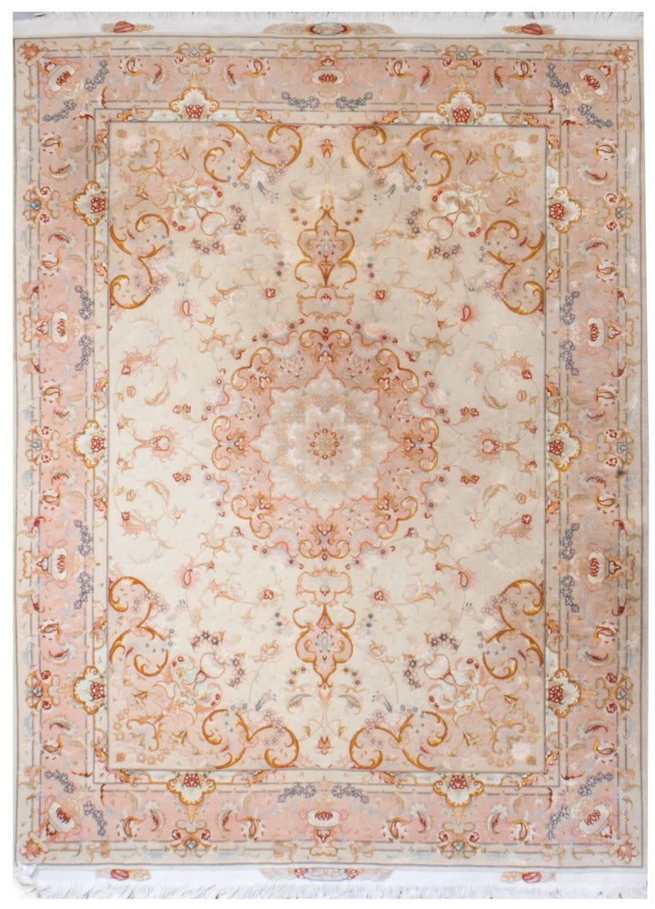 a443 - Antique Tabriz Rug (6' x 9') | OAKRugs by Chelsea affordable wool rugs, handmade wool area rugs, wool and silk rugs contemporary