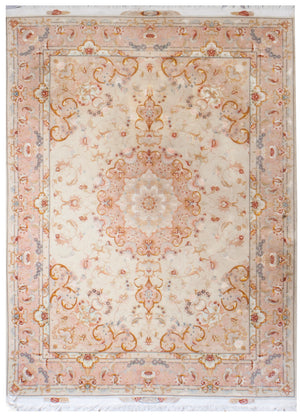 a443 - Antique Tabriz Rug (6' x 9') | OAKRugs by Chelsea affordable wool rugs, handmade wool area rugs, wool and silk rugs contemporary