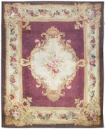 Antique Aubusson Rug, Circa 1850, 8' x 10'  (a9)