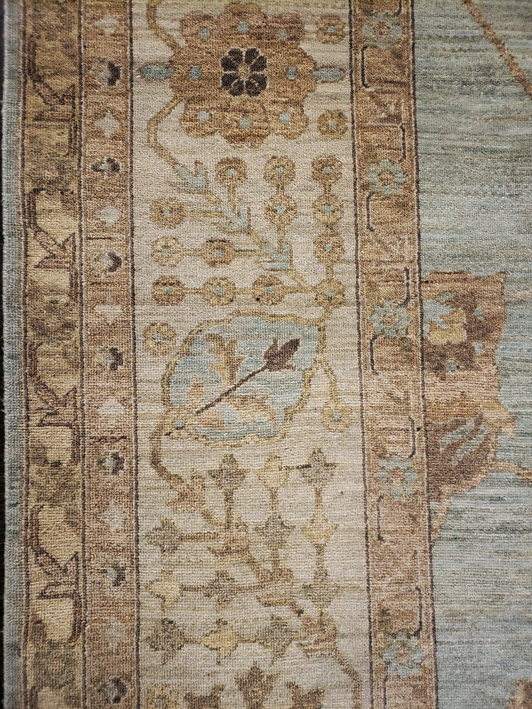 ik1226 - Transitional Tabriz Rug (Wool) - 10' x 14' | OAKRugs by Chelsea high end wool rugs, hand knotted wool area rugs, quality wool rugs