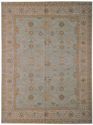 ik1226 - Transitional Tabriz Rug (Wool) - 10' x 14' | OAKRugs by Chelsea high end wool rugs, hand knotted wool area rugs, quality wool rugs