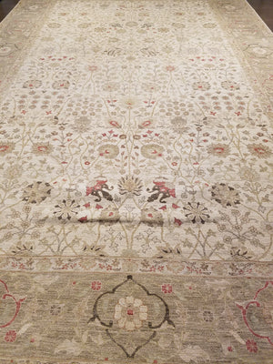 ik2235 - Classic Tabriz Rug (Wool) - 12' x 18' | OAKRugs by Chelsea wool bohemian rugs, good quality wool rugs, vintage wool braided rug