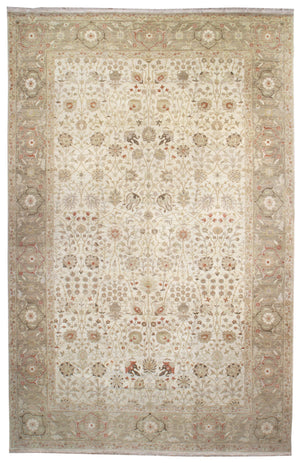 ik2235 - Classic Tabriz Rug (Wool) - 12' x 18' | OAKRugs by Chelsea high end wool rugs, hand knotted wool area rugs, quality wool rugs