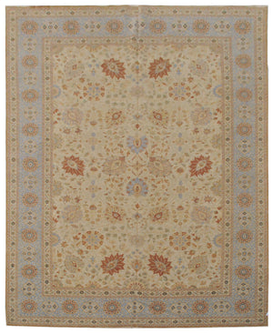 ik2494 - Classic Tabriz Rug (Wool) - 10' x 14' | OAKRugs by Chelsea affordable wool rugs, handmade wool area rugs, wool and silk rugs contemporary