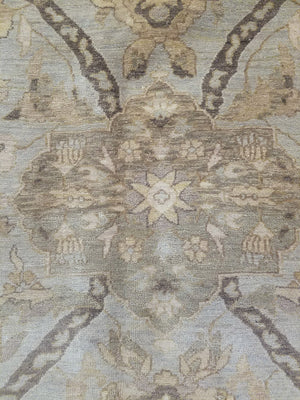 ik2740 - Classic Agra Rug (Wool) - 12' x 18' | OAKRugs by Chelsea wool bohemian rugs, good quality wool rugs, vintage wool braided rug