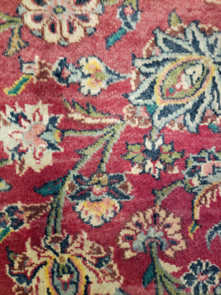 irj1112 - Vintage Kerman, Handknotted Wool Rug, (10' x 14') | OAKRugs by Chelsea high end wool rugs, good quality rugs, vintage and antique, handknotted area rugs