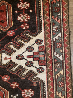 irj1136 - Vintage Oriental, Handknotted Wool Rug, (4' x 10') | OAKRugs by Chelsea high end wool rugs, good quality rugs, vintage and antique, handknotted area rugs