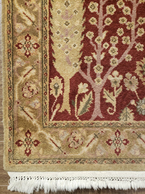 irj1139 - Vintage Oriental, Handknotted Wool Rug, (4' x 6') | OAKRugs by Chelsea high end wool rugs, good quality rugs, vintage and antique, handknotted area rugs