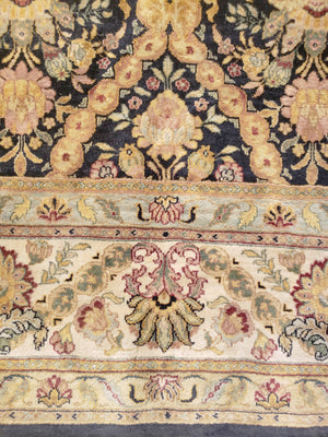 irj1141 - Vintage Kerman, Handknotted Wool Rug, (10' x 14') | OAKRugs by Chelsea high end wool rugs, good quality rugs, vintage and antique, handknotted area rugs