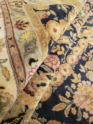 irj1141 - Vintage Kerman, Handknotted Wool Rug, (10' x 14') | OAKRugs by Chelsea high end wool rugs, good quality rugs, vintage and antique, handknotted area rugs