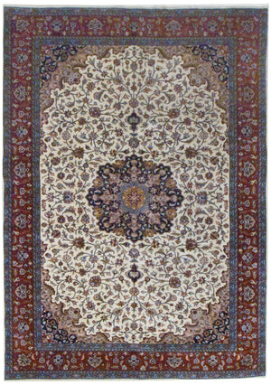 irj1143 - Vintage Oriental, Handknotted Wool Rug, (6' x 9') | OAKRugs by Chelsea high end wool rugs, good quality rugs, vintage and antique, handknotted area rugs