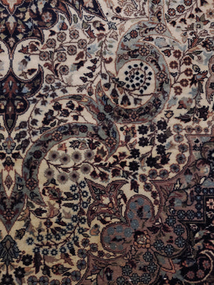 irj1162 - Vintage Oriental, Handknotted Wool Rug, (5' x 7') | OAKRugs by Chelsea high end wool rugs, good quality rugs, vintage and antique, handknotted area rugs