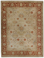 n5871 - Classic Agra Rug (Wool) - 8' x 10' | OAKRugs by Chelsea affordable wool rugs, handmade wool area rugs, wool and silk rugs contemporary