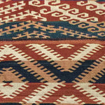 n5954 - Classic Kelim Rug (Wool) - 5' x 7' | OAKRugs by Chelsea wool silk rugs contemporary, handmade modern wool rugs, wool silk area rugs contemporary