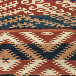 n5954 - Classic Kelim Rug (Wool) - 5' x 7' | OAKRugs by Chelsea handmade contemporary rugs, high quality modern hand woven rugs, American made wool rugs