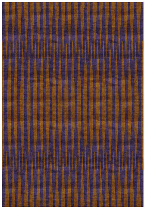 n5992 - Contemporary Modern Rug (Bamboo Silk) - 7' x 10' | OAKRugs by Chelsea inexpensive wool rugs, unique wool rugs, wool rug vintage