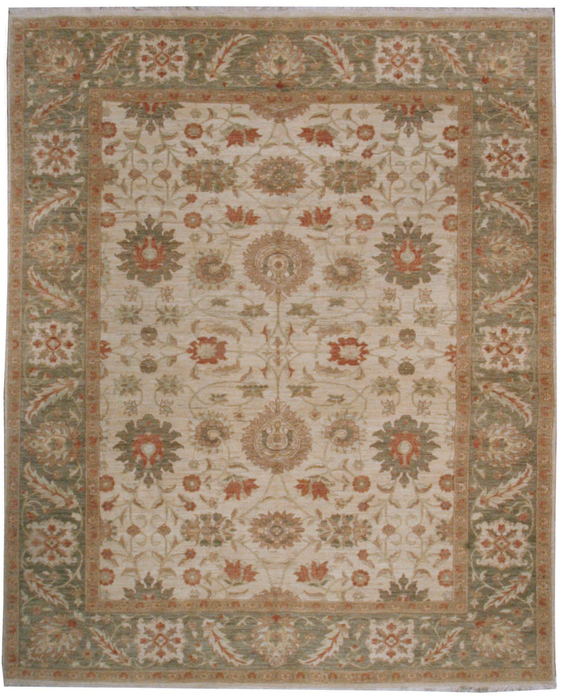 n6029 - Classic Zeigler Rug (Wool) - 8' x 10' | OAKRugs by Chelsea affordable wool rugs, handmade wool area rugs, wool and silk rugs contemporary