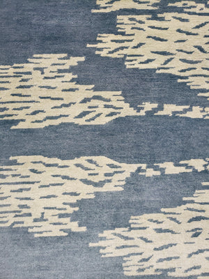 Contemporary Abstract Rug, Wool - 6' x 9' (n6071)