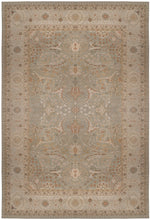 n6091 - Transitional Tabriz Rug (Wool and Silk) - 15' x 22' | OAKRugs by Chelsea affordable wool rugs, handmade wool area rugs, wool and silk rugs contemporary