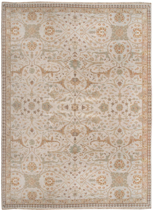 n6117 - Transitional Tabriz Rug (Wool and Silk) - 10' x 13' | OAKRugs by Chelsea affordable wool rugs, handmade wool area rugs, wool and silk rugs contemporary
