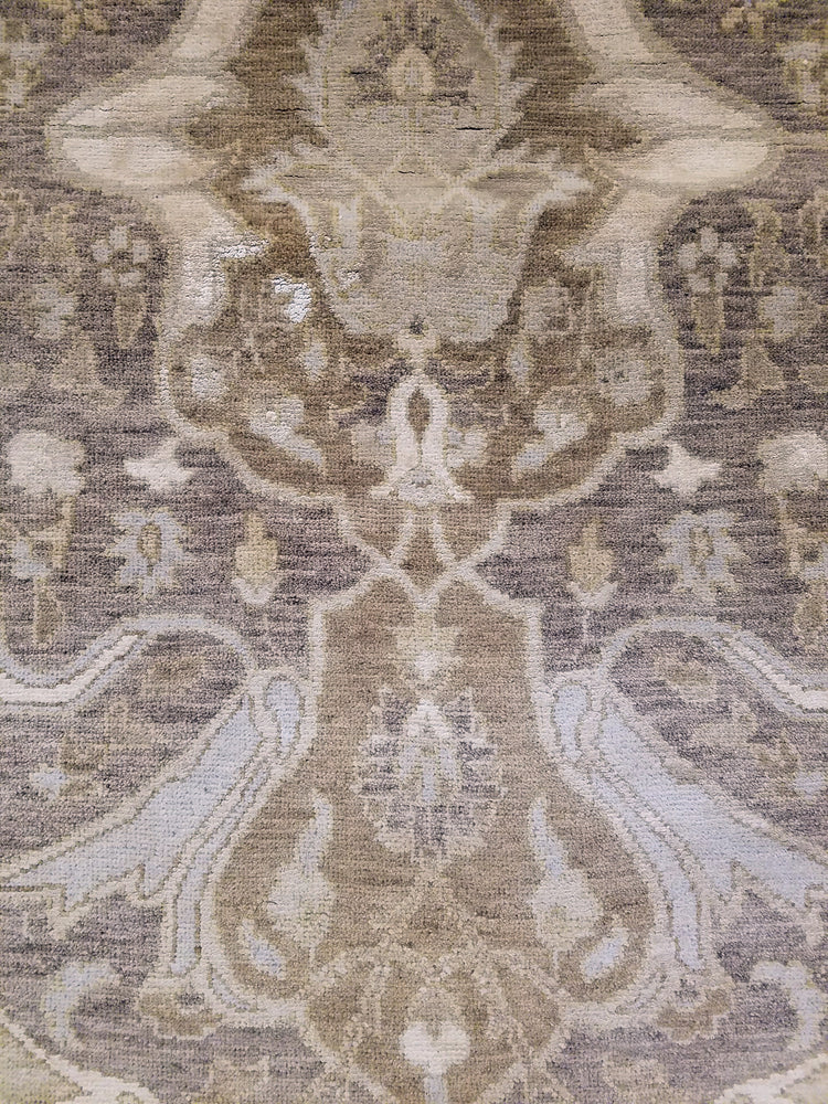 n6170 - Transitional Tabriz Rug (Wool and Silk) - 15' x 25' | OAKRugs by Chelsea high end wool rugs, hand knotted wool area rugs, quality wool rugs