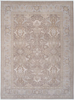 n6170 - Transitional Tabriz Rug (Wool and Silk) - 15' x 25' | OAKRugs by Chelsea affordable wool rugs, handmade wool area rugs, wool and silk rugs contemporary