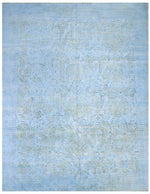 n6198 - Contemporary Abstract Rug (Wool and Silk) - 8' x 10' | OAKRugs by Chelsea inexpensive wool rugs, unique wool rugs, wool rug vintage