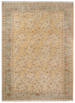 n6207 - Classic Spanish Rug (Wool and Silk) - 10' x 14' | OAKRugs by Chelsea affordable wool rugs, handmade wool area rugs, wool and silk rugs contemporary