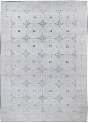 n6236 - Transitional Tabriz Rug (Wool and Silk) - 9' x 12' | OAKRugs by Chelsea inexpensive wool rugs, unique wool rugs, wool rug vintage